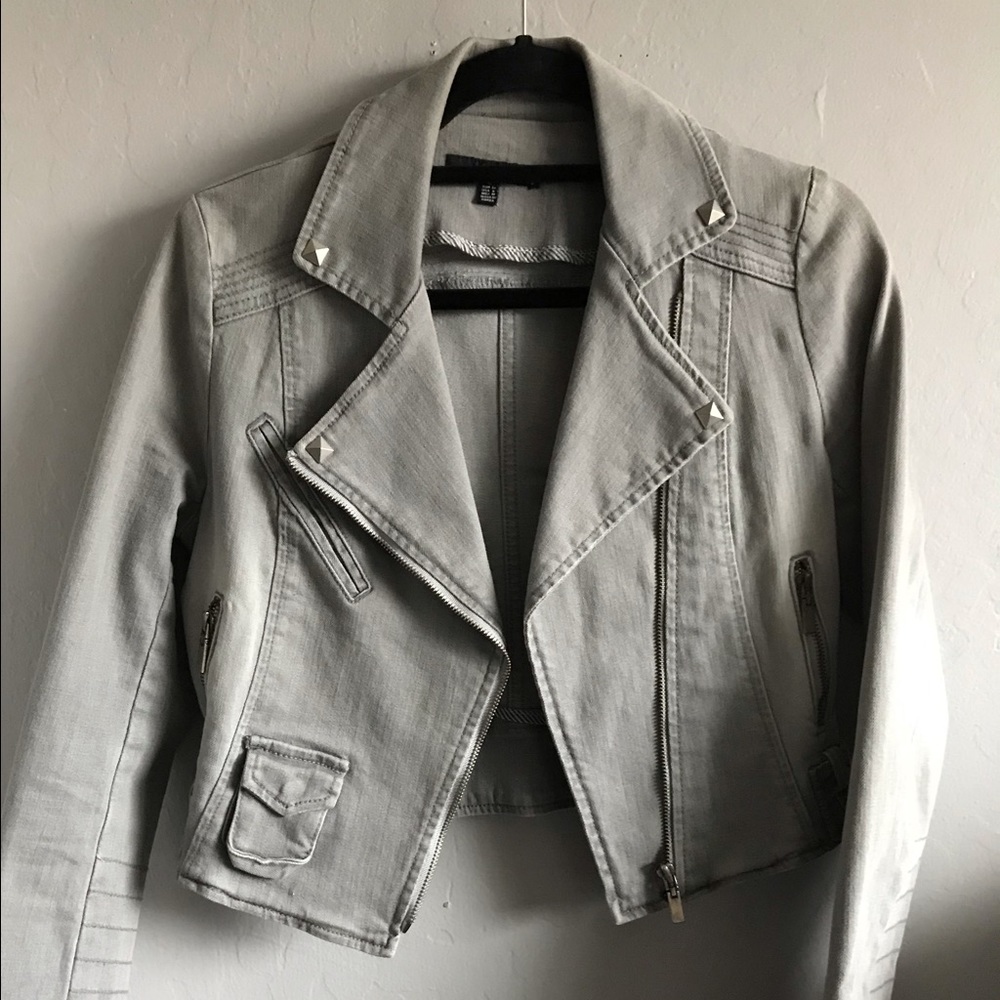 Gray Denim Jacket - image 1